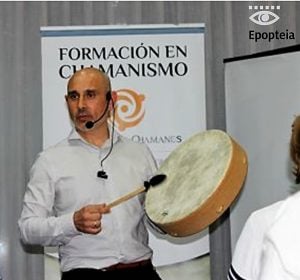 Martín Ribes facilitando viaje chamánico